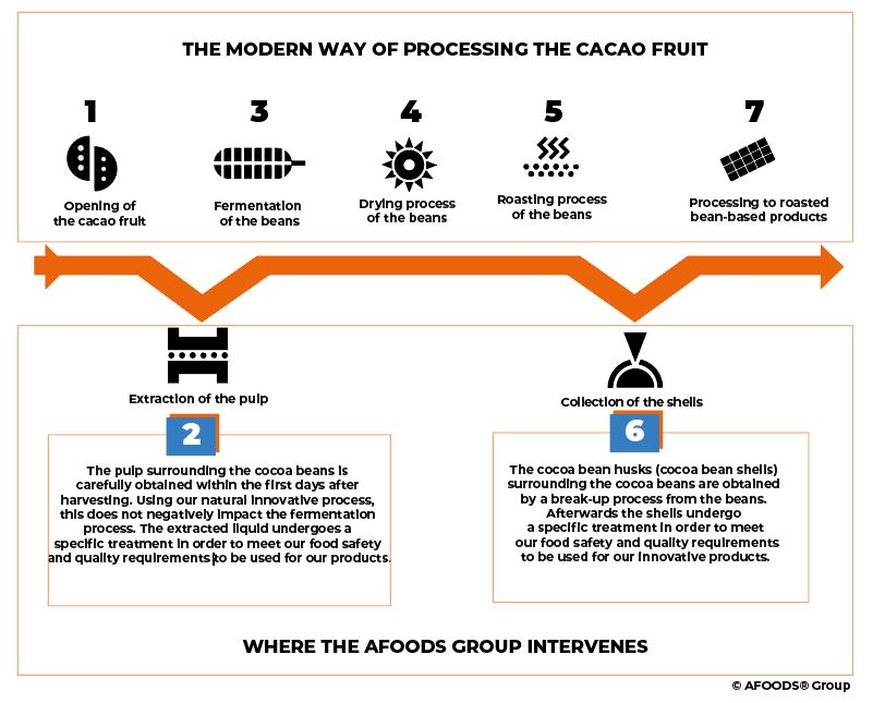 Upcycling cacao
